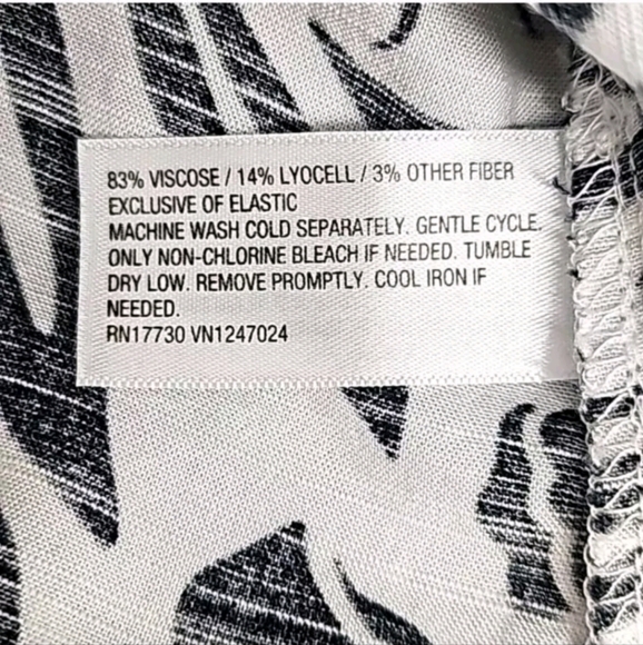 Knox Rose Black & White Floral Empire Midi Sundress,  Sz 4X NWT - Picture 9 of 10